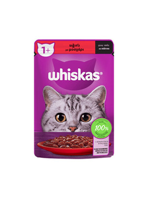 WHİSKAS POUCH SIĞIR ETLİ 100 GR